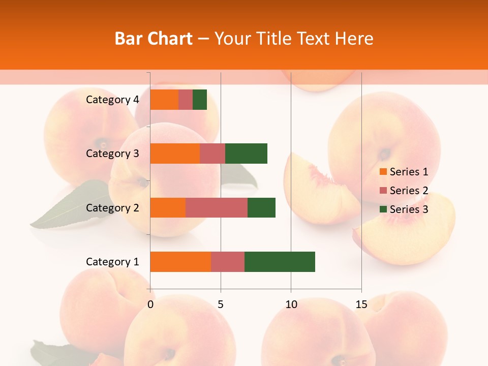 Green Peach Red PowerPoint Template