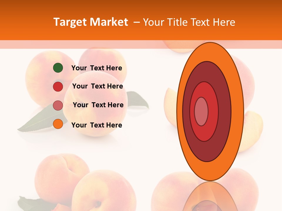 Green Peach Red PowerPoint Template