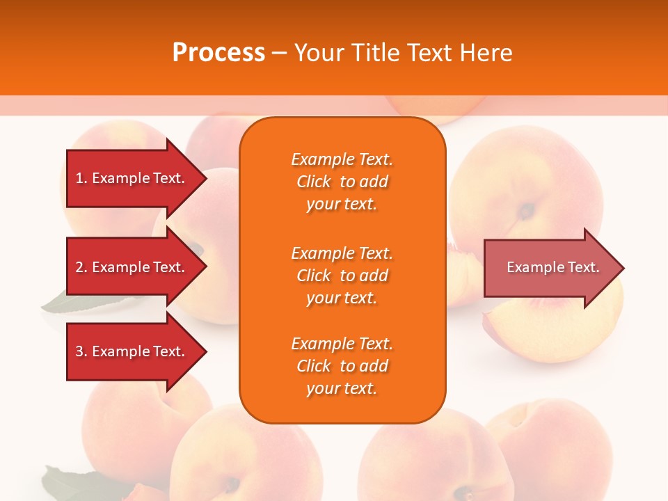 Green Peach Red PowerPoint Template