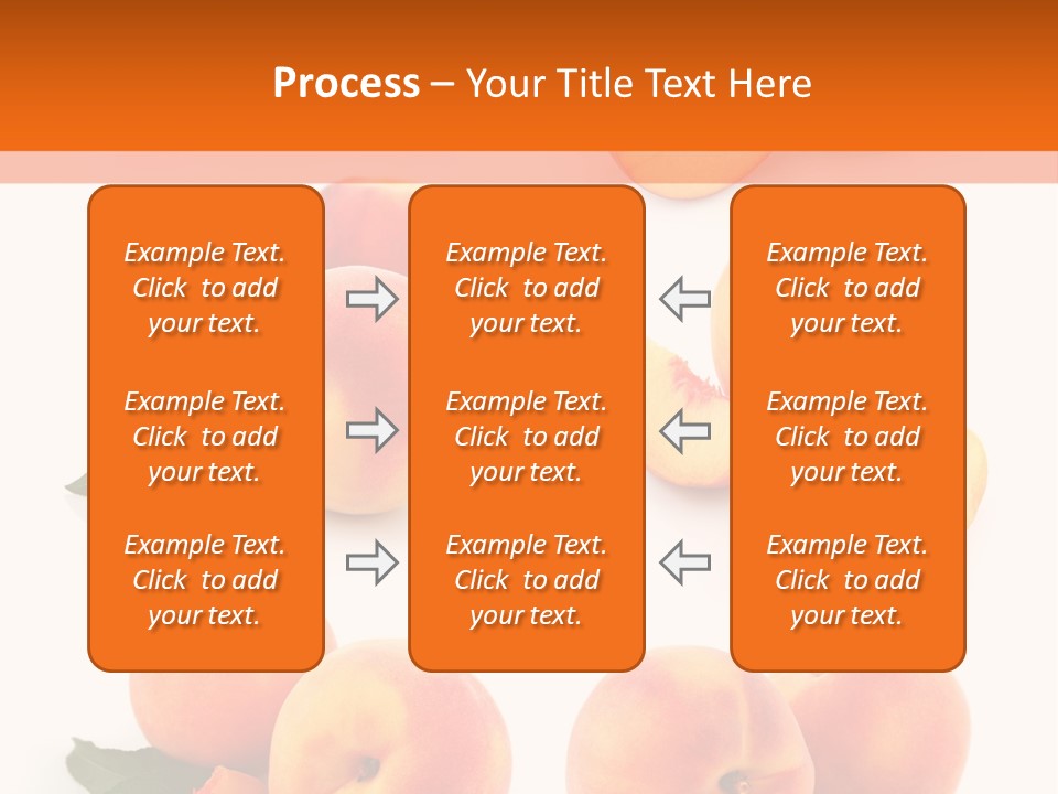 Green Peach Red PowerPoint Template