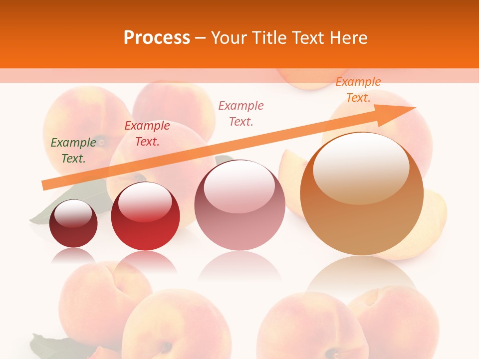 Green Peach Red PowerPoint Template