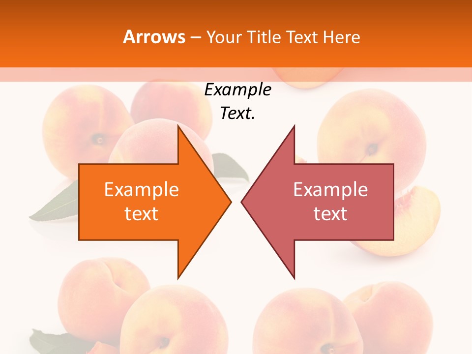 Green Peach Red PowerPoint Template