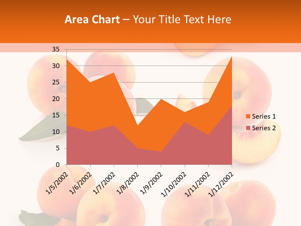 Green Peach Red PowerPoint Template