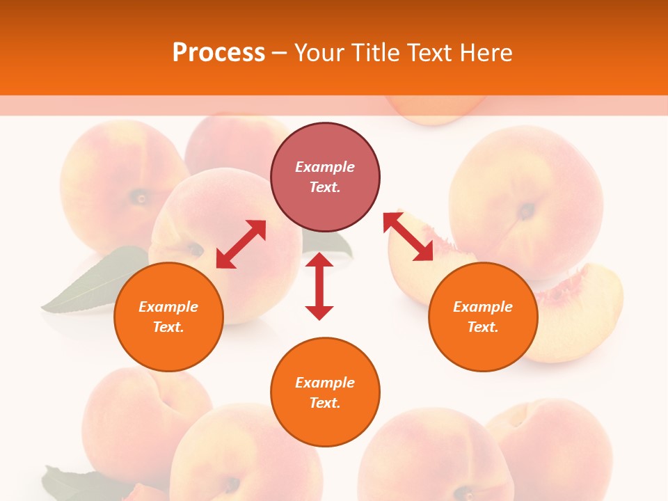 Green Peach Red PowerPoint Template