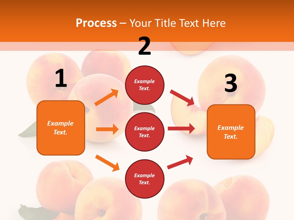 Green Peach Red PowerPoint Template