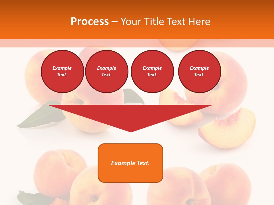Green Peach Red PowerPoint Template