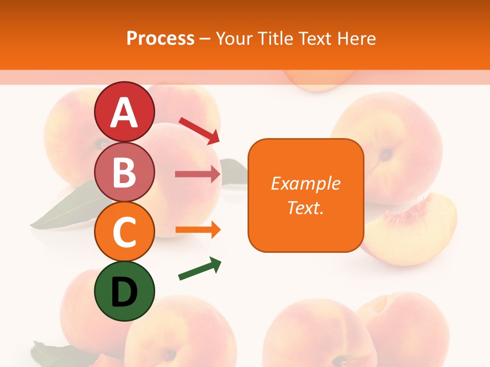 Green Peach Red PowerPoint Template