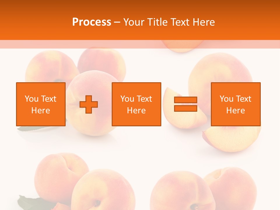 Green Peach Red PowerPoint Template