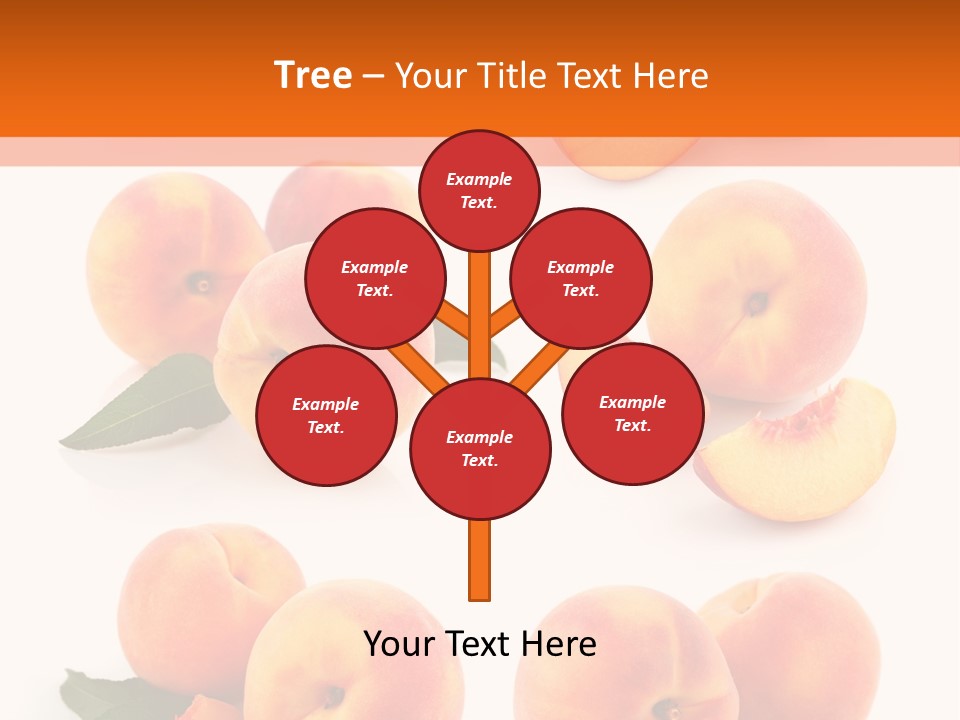 Green Peach Red PowerPoint Template