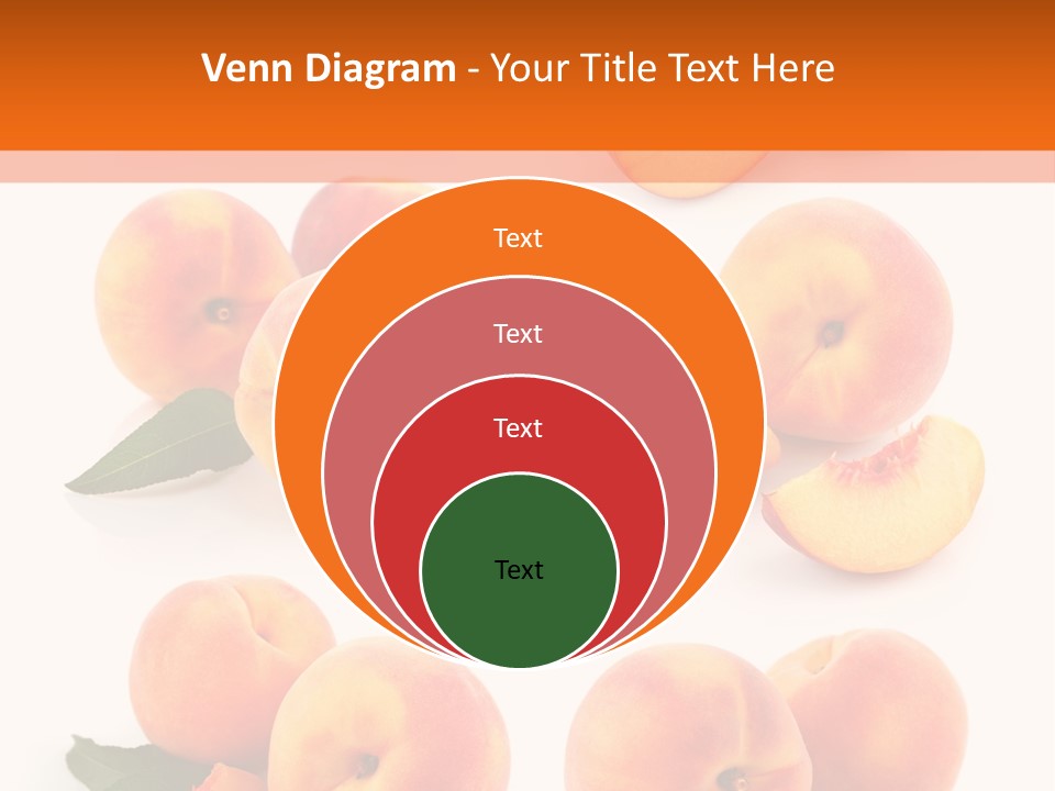 Green Peach Red PowerPoint Template