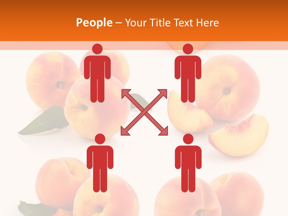 Green Peach Red PowerPoint Template