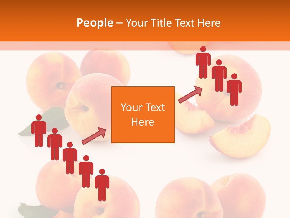 Green Peach Red PowerPoint Template