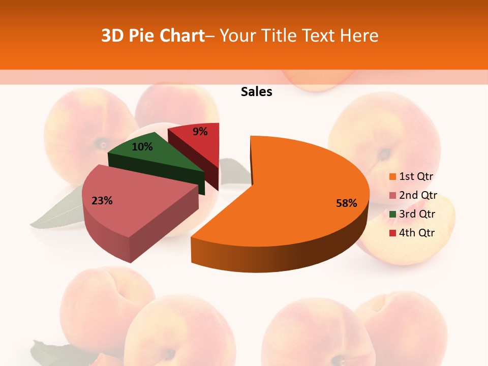 Green Peach Red PowerPoint Template