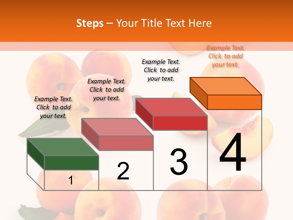 Green Peach Red PowerPoint Template