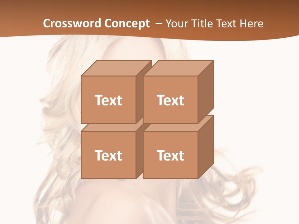 Clean Makeup Curl PowerPoint Template