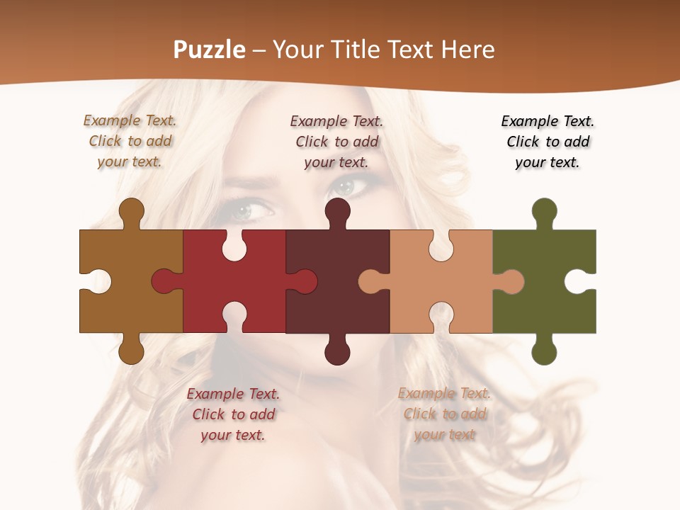 Clean Makeup Curl PowerPoint Template