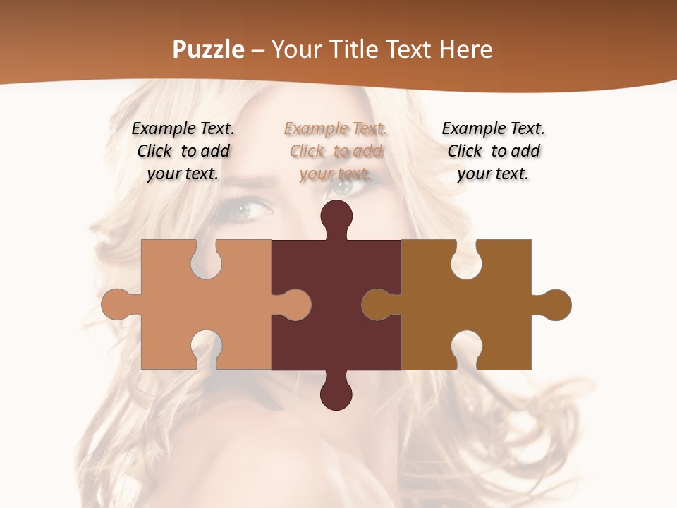 Clean Makeup Curl PowerPoint Template