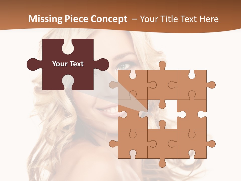 Clean Makeup Curl PowerPoint Template