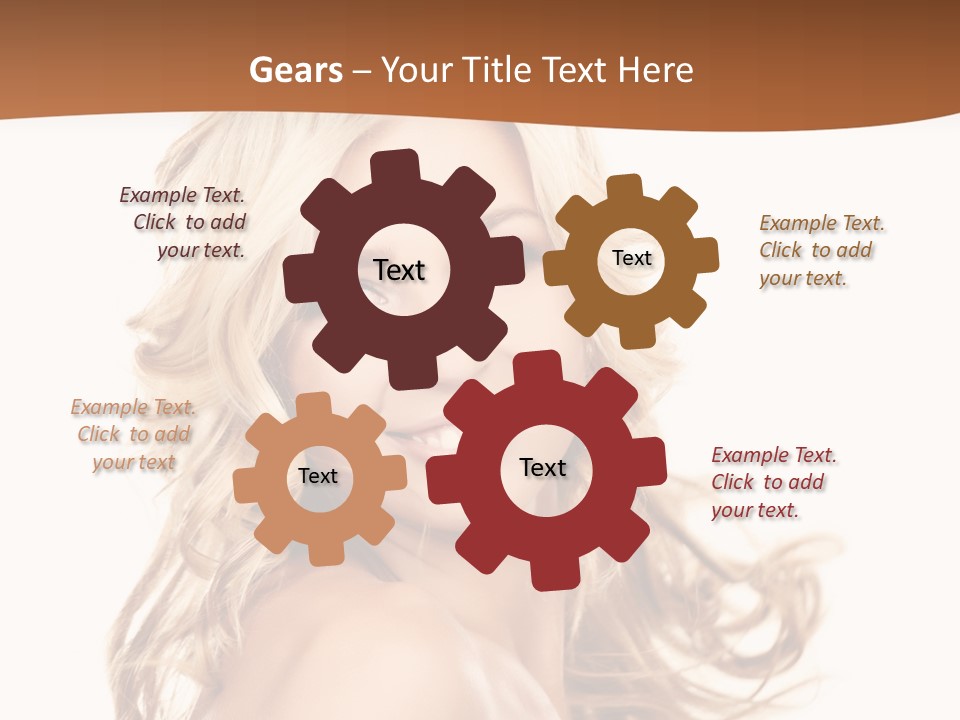 Clean Makeup Curl PowerPoint Template