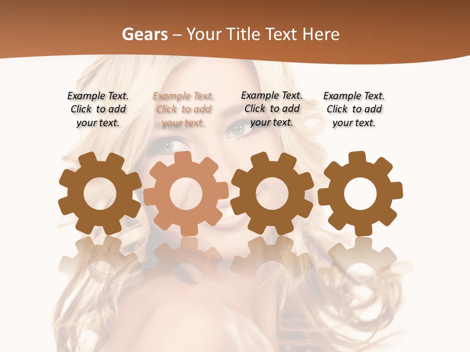 Clean Makeup Curl PowerPoint Template