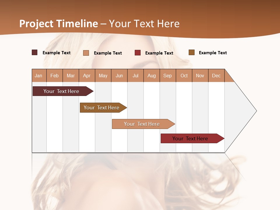 Clean Makeup Curl PowerPoint Template