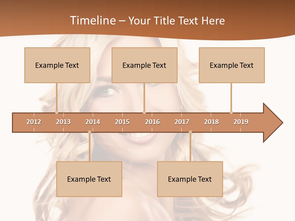 Clean Makeup Curl PowerPoint Template