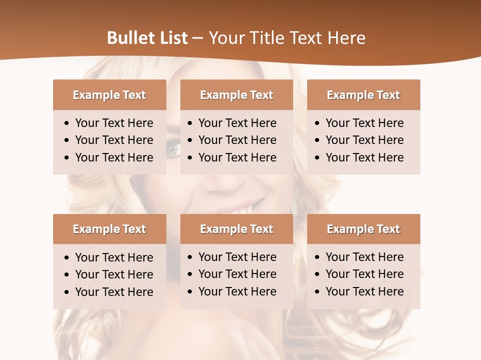 Clean Makeup Curl PowerPoint Template