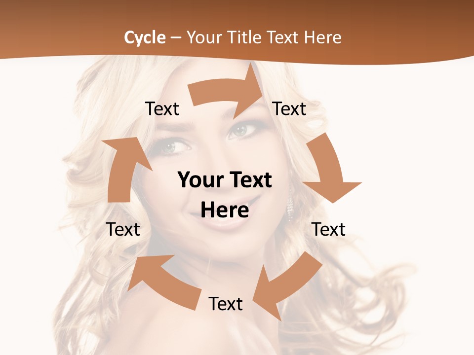 Clean Makeup Curl PowerPoint Template