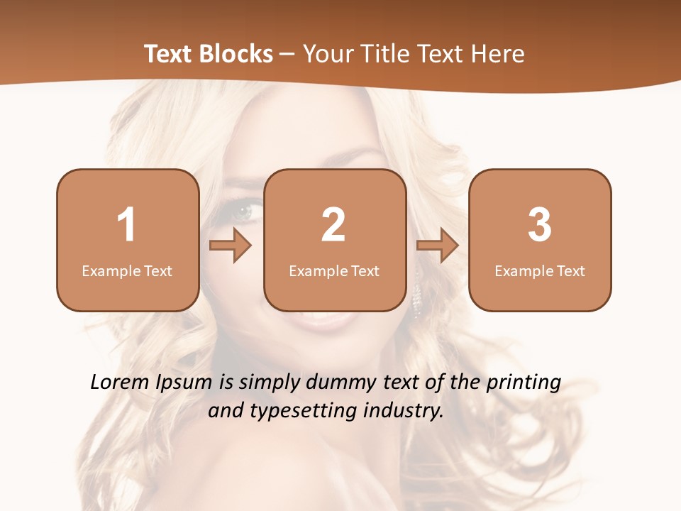 Clean Makeup Curl PowerPoint Template