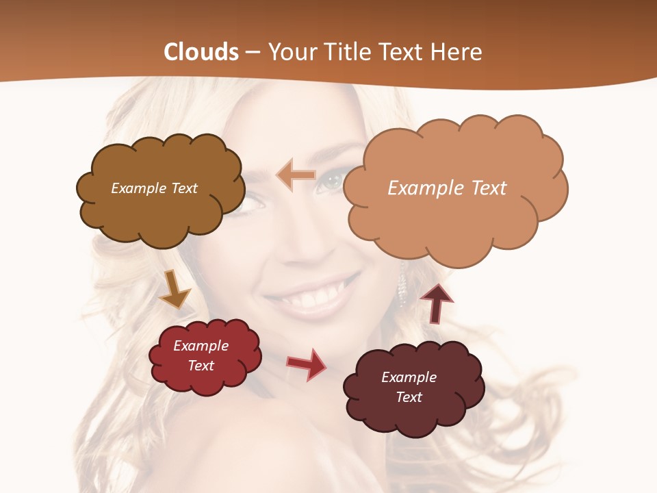 Clean Makeup Curl PowerPoint Template