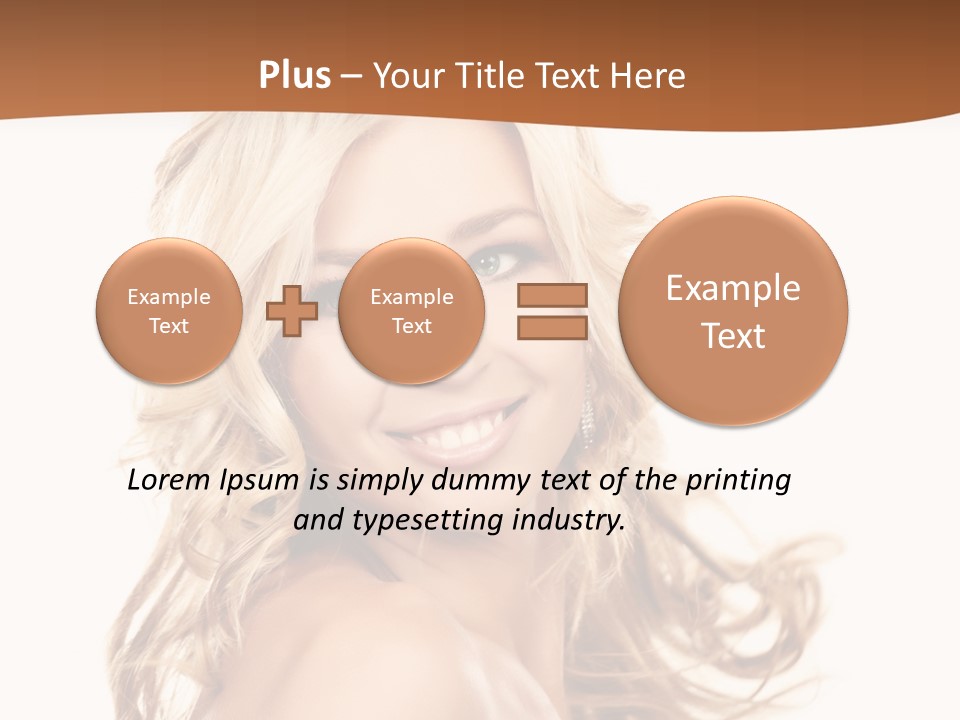 Clean Makeup Curl PowerPoint Template