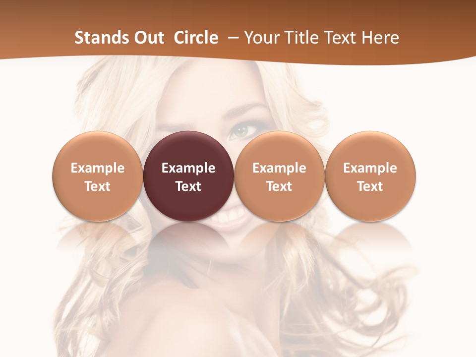 Clean Makeup Curl PowerPoint Template