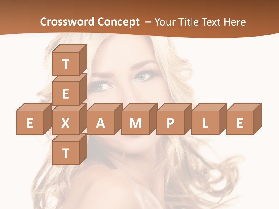 Clean Makeup Curl PowerPoint Template