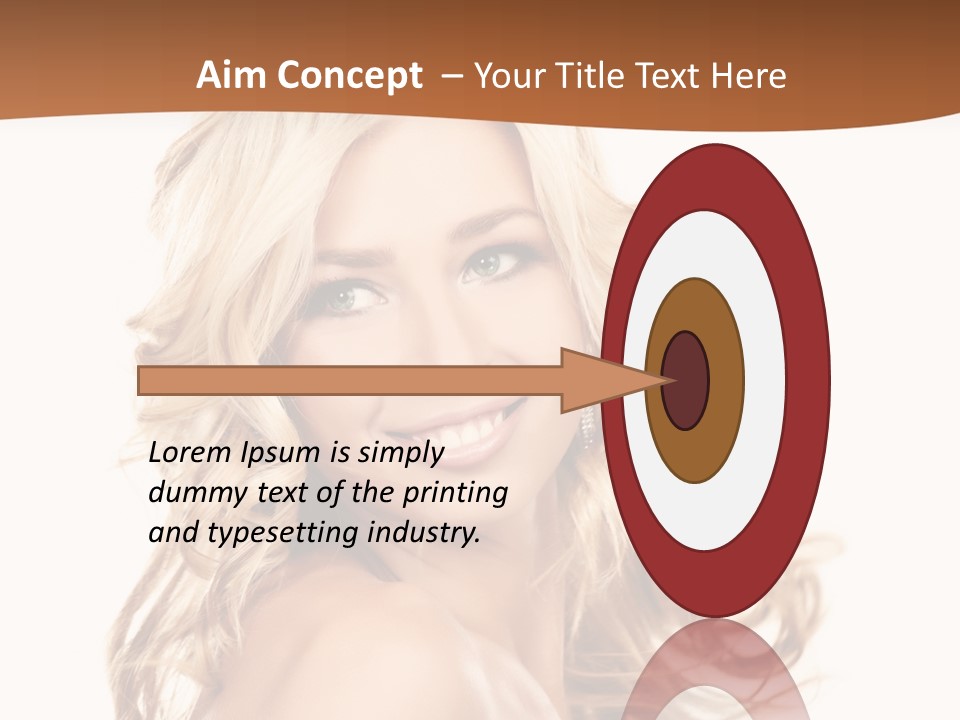 Clean Makeup Curl PowerPoint Template