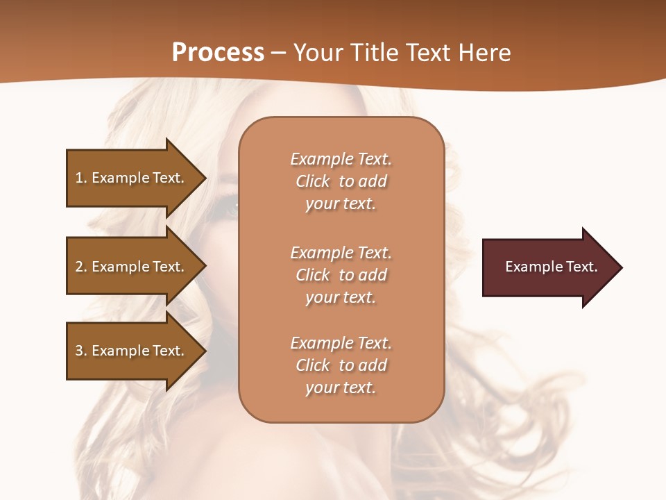 Clean Makeup Curl PowerPoint Template