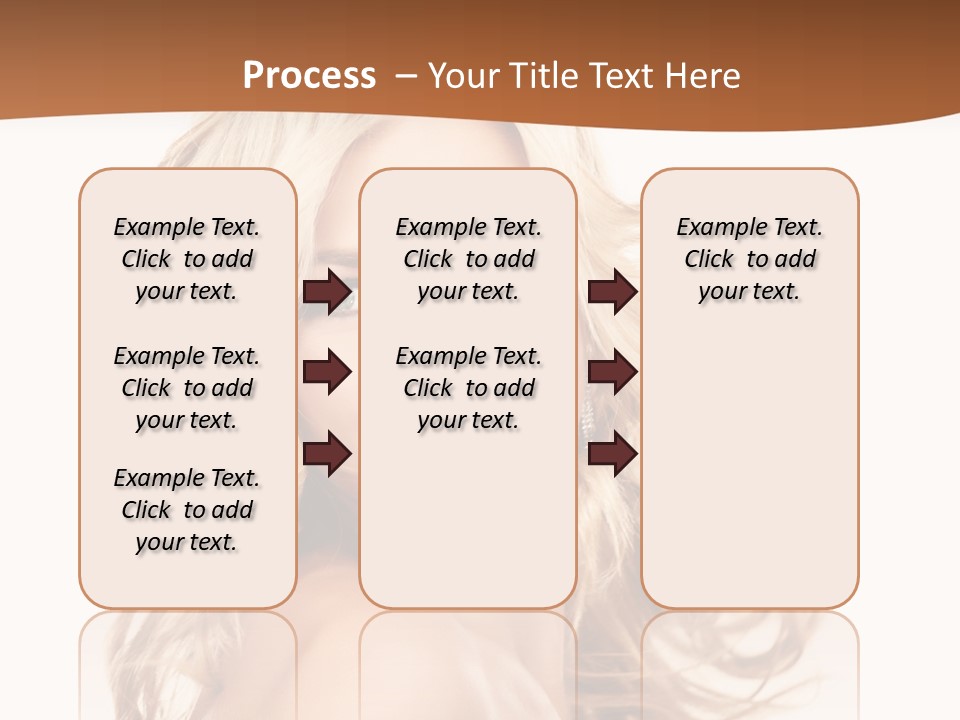Clean Makeup Curl PowerPoint Template
