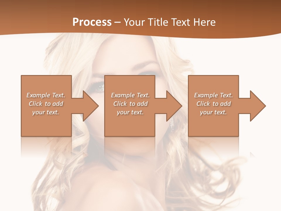 Clean Makeup Curl PowerPoint Template