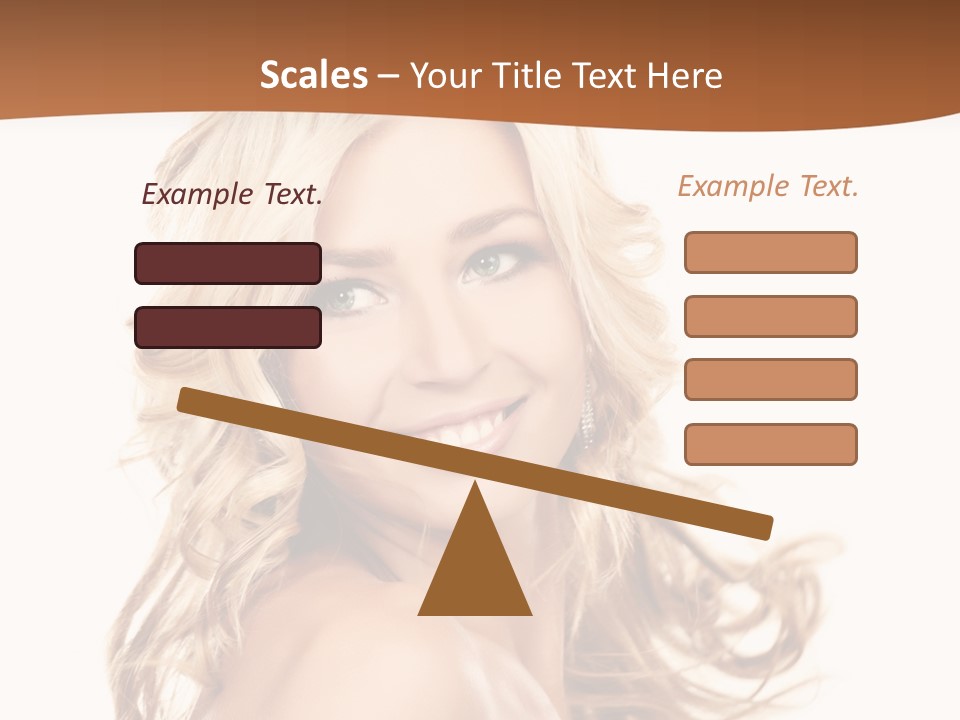 Clean Makeup Curl PowerPoint Template