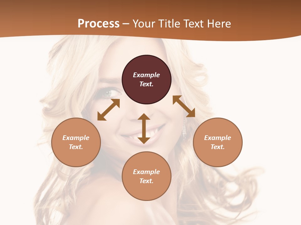 Clean Makeup Curl PowerPoint Template