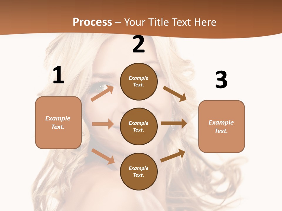 Clean Makeup Curl PowerPoint Template