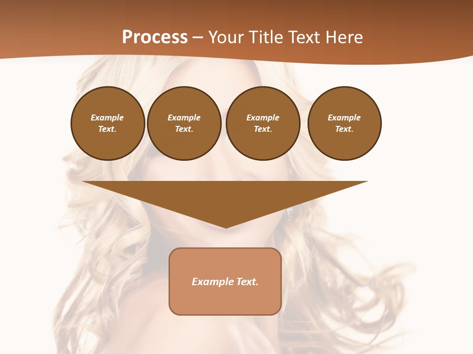 Clean Makeup Curl PowerPoint Template
