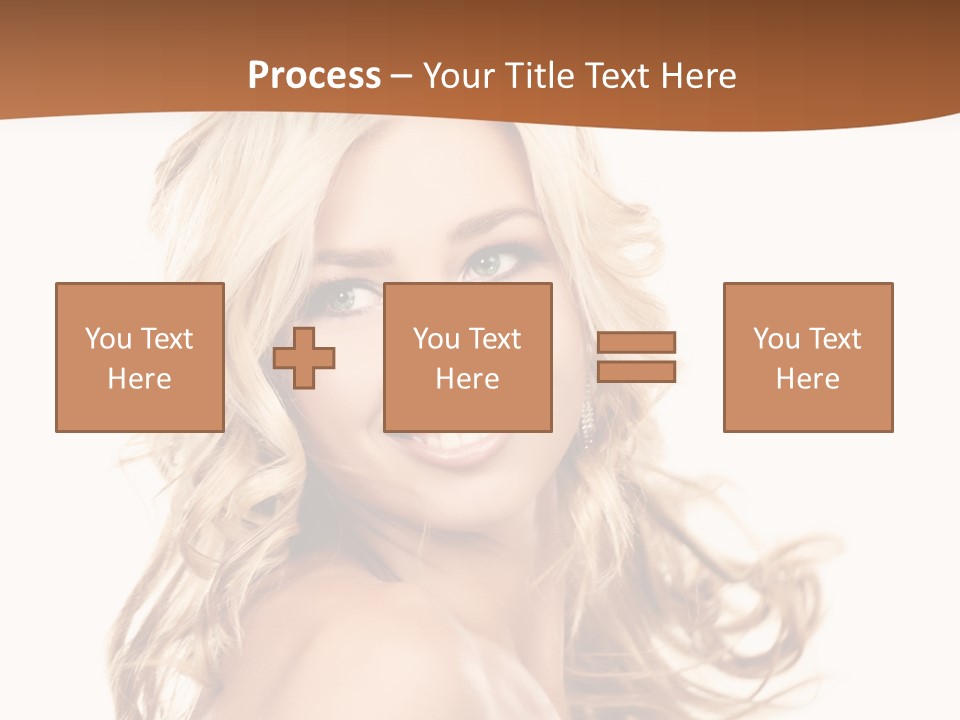 Clean Makeup Curl PowerPoint Template