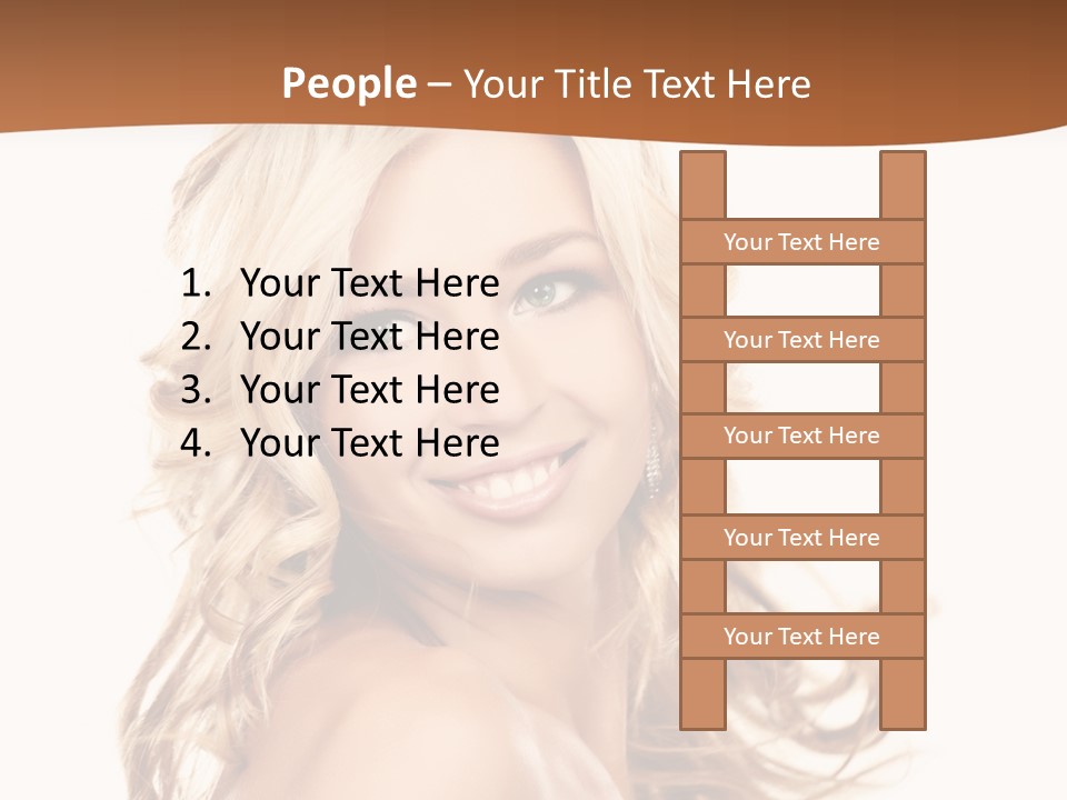 Clean Makeup Curl PowerPoint Template