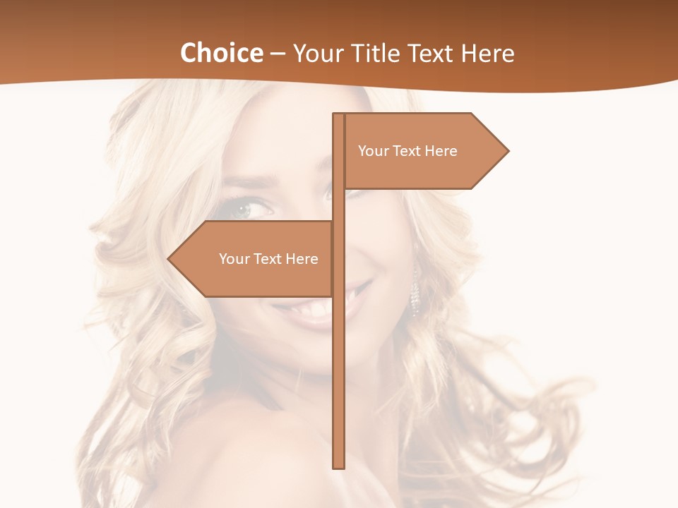 Clean Makeup Curl PowerPoint Template