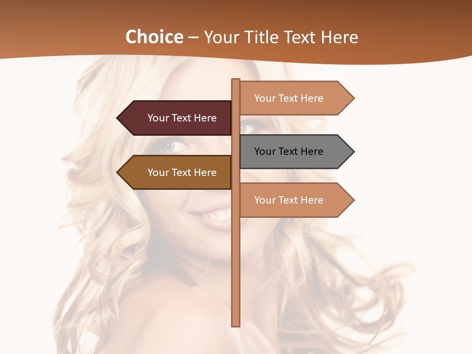 Clean Makeup Curl PowerPoint Template