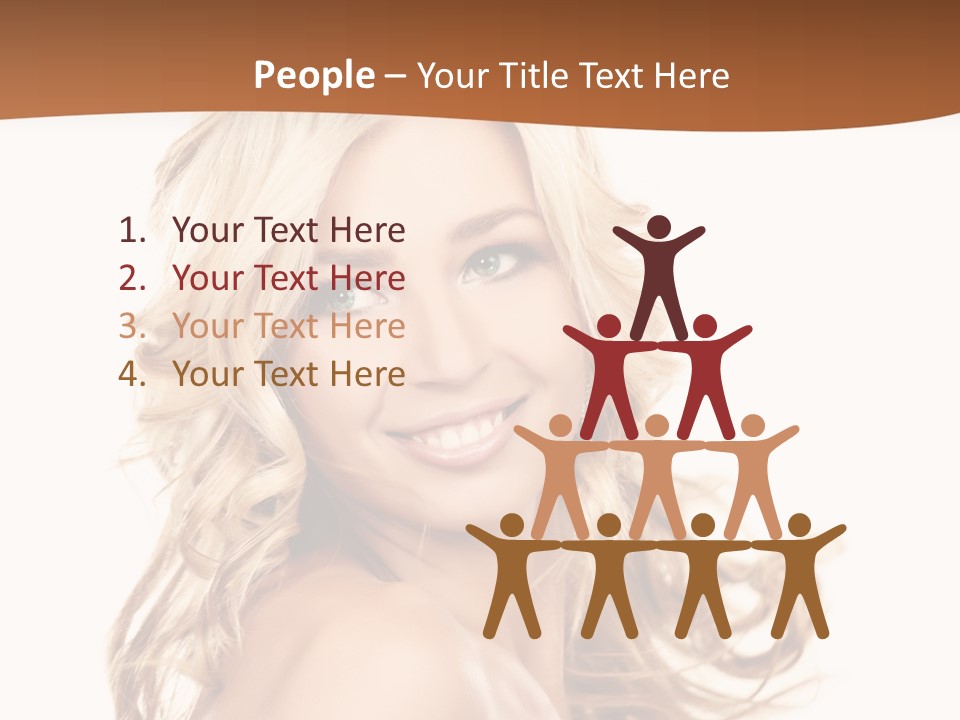 Clean Makeup Curl PowerPoint Template