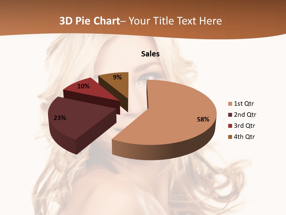 Clean Makeup Curl PowerPoint Template