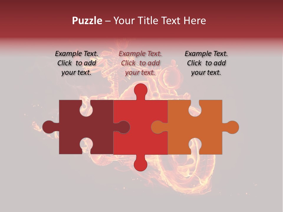 Halloween Hot Fire PowerPoint Template