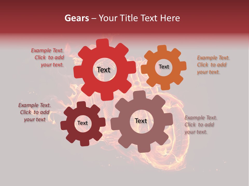 Halloween Hot Fire PowerPoint Template