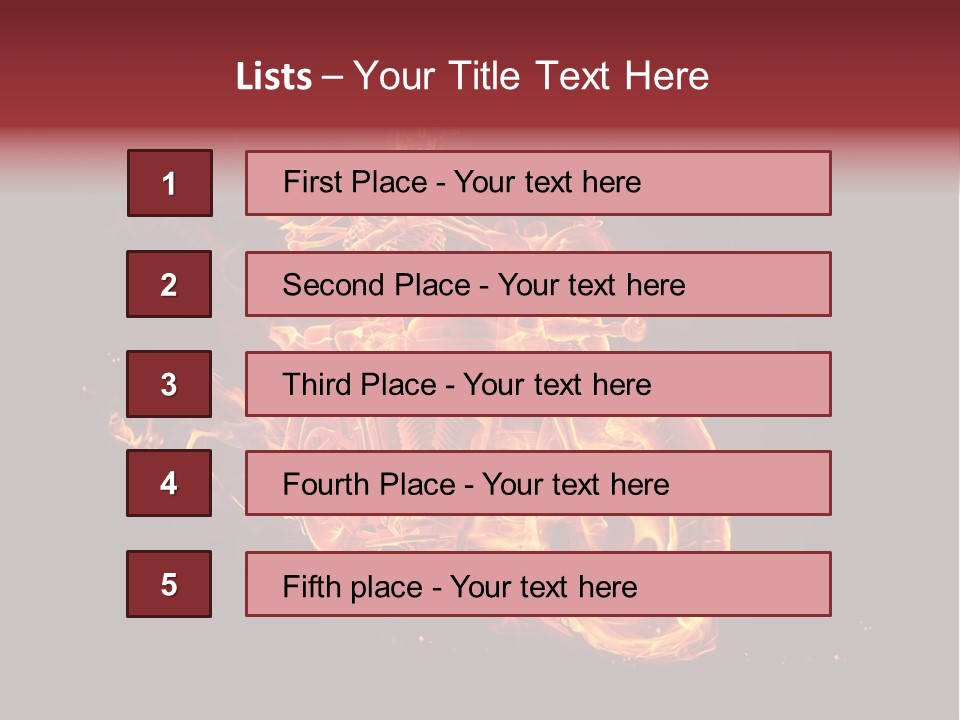 Halloween Hot Fire PowerPoint Template